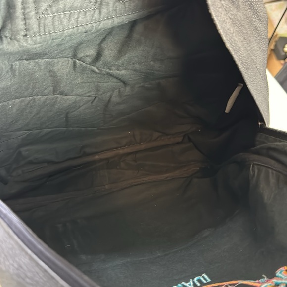 Vintage Y2K Hardrock Cafe Maui Leather Backpack Save The Planet 90’s 3 Zipper - Picture 13 of 13